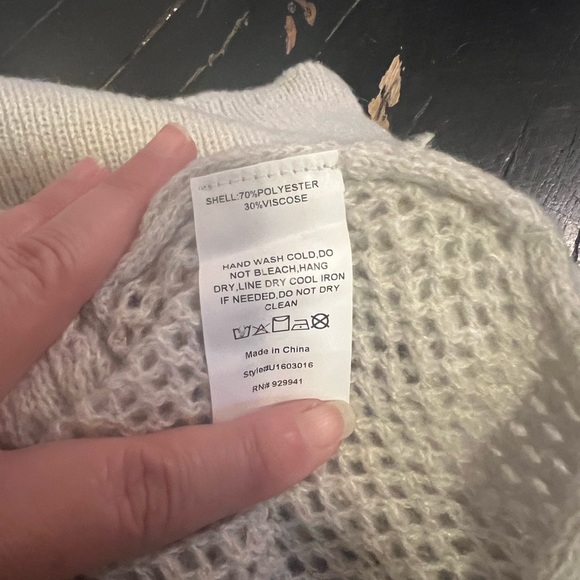 NWT Weekend by Suzanne Betro Oversized Chunky Sweater Size 1X/2X - Picture 8 of 8